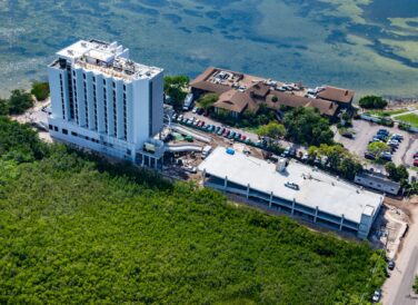 The Current Hotel by the Tampa Bay aerial view