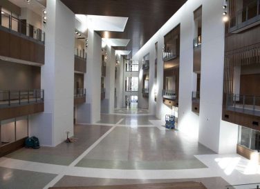 Large interior inside San Antonio Federal Courthouse